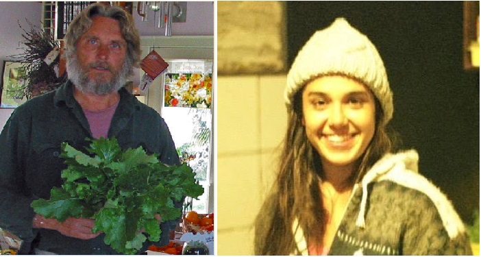 John Holscher of the Good Earth Organic Farm & Gardening Center and Camille Abdel-Nabi of Little River Farm